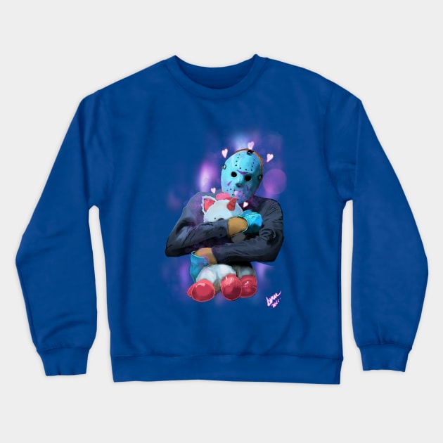 Jason Loves It So Much He Wants To Die (But He Can't, He Can Never Die) Crewneck Sweatshirt by dryanmowry